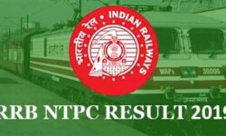 RRB NTPC Result 2019 For First Stage CBT