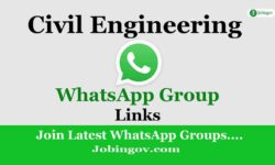 Civil Engineering WhatsApp Group Links 2025: Active Group Invite Links