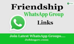 Active Friendship WhatsApp Group Links 2025