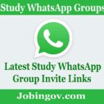 Study WhatsApp Group Links