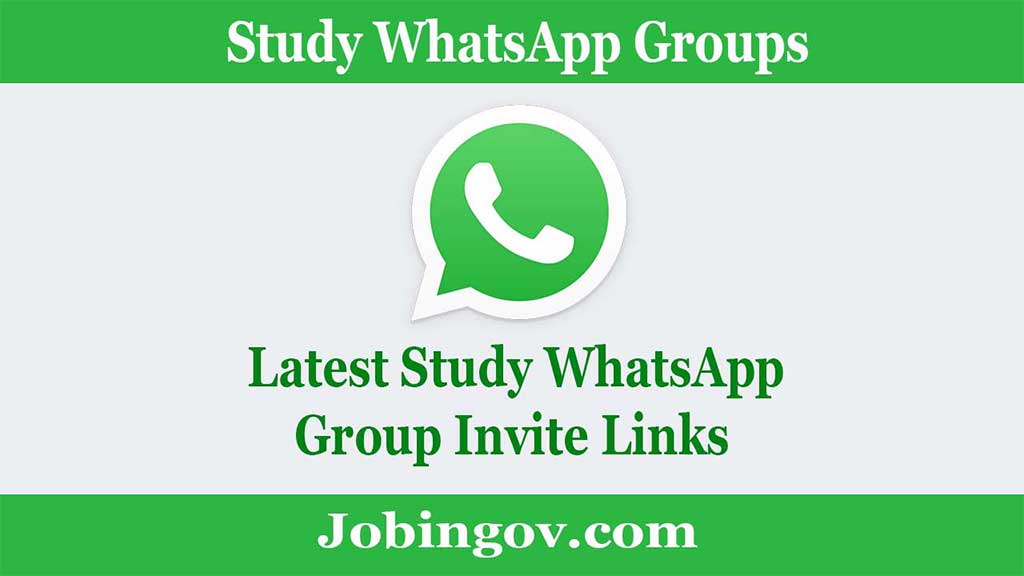 899+ Study WhatsApp Group Link List 2023
