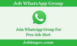 Active Job WhatsApp Group Link List