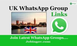 Active UK WhatsApp Group Link List