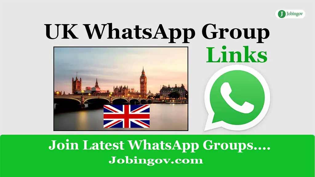 450+ Active UK WhatsApp Group Links 2024