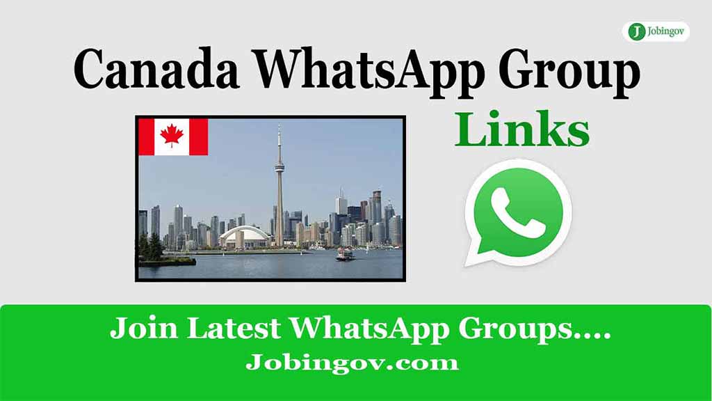 450+ Active Canada WhatsApp Group Links 2024