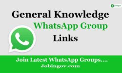 GK Related WhatsApp Group Links
