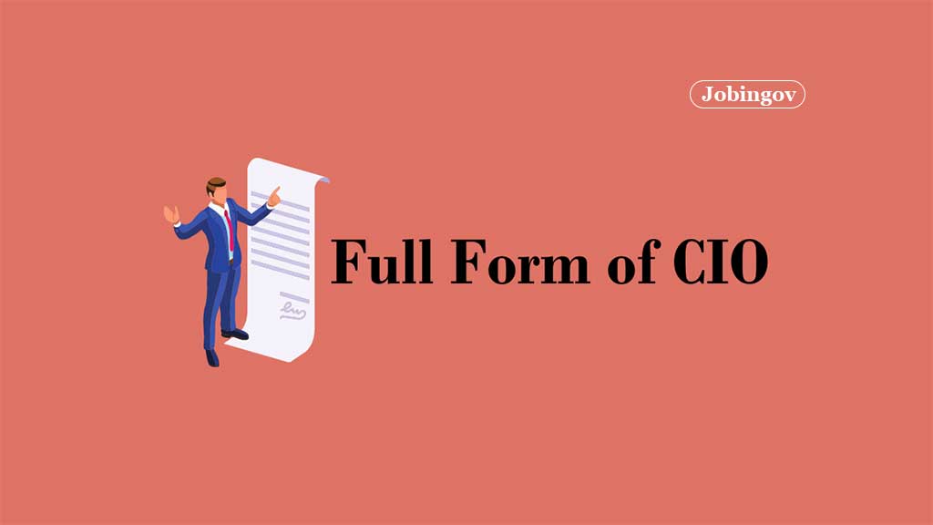 CIO Full Form, Qualification, Skills and Salary