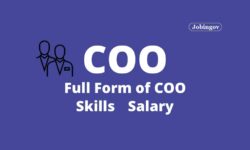 COO Full Form, Types, Skills and Salary