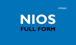 What is the Full Form of NIOS?