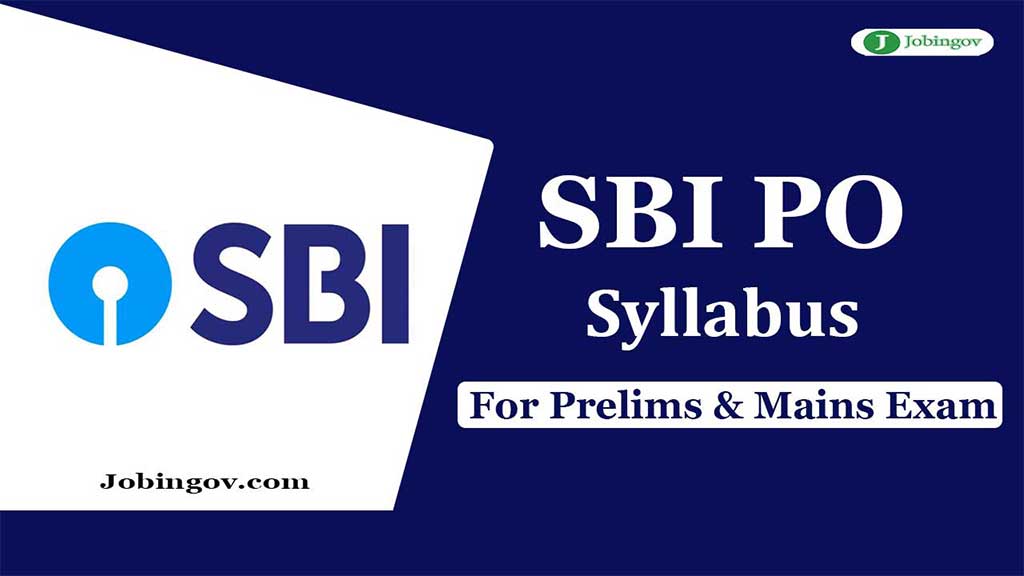 sbi-po-syllabus-2022