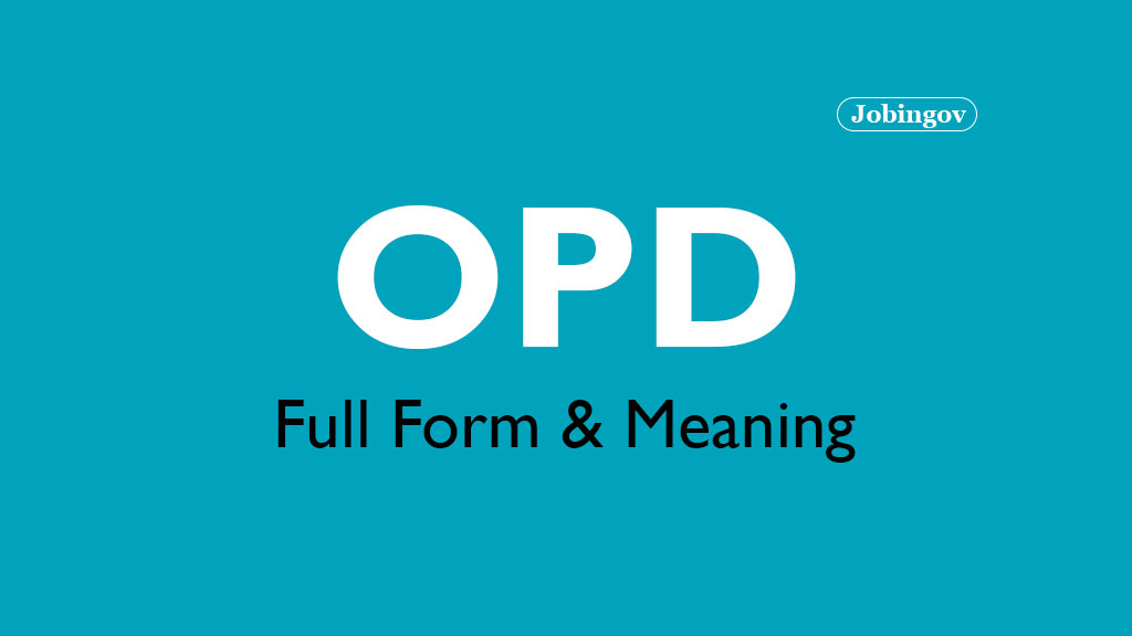 opd-full-form-meaning
