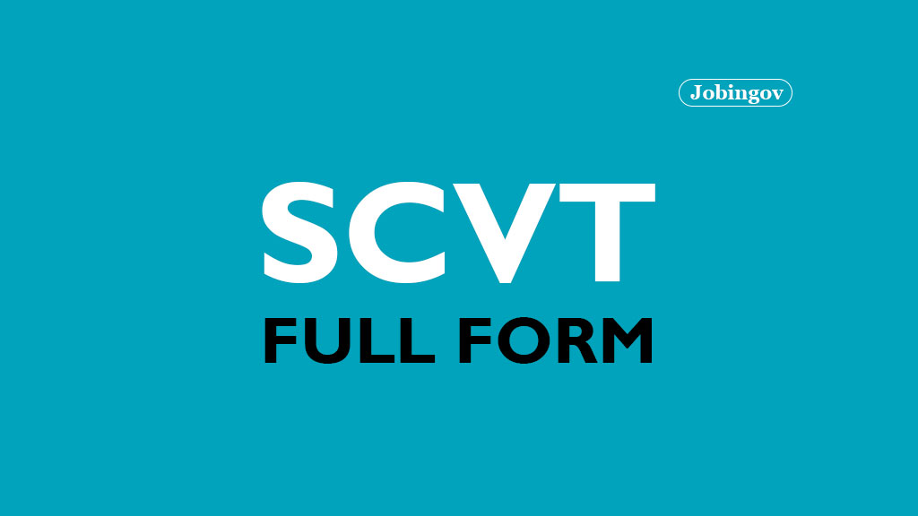 scvt-full-form