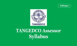 TANGEDCO Assessor Syllabus 2022