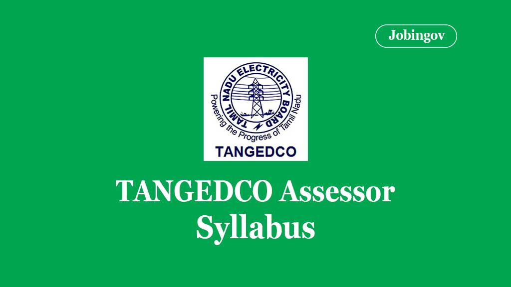 tangedco-assessor-syllabus
