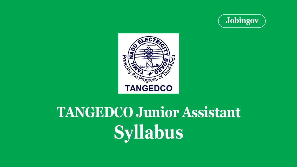 tangedco-junior-assistant-syllabus