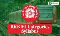 RRB Ministerial Isolated Categories(MI) Syllabus