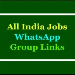 All India job WhatsApp group links