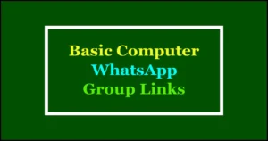 basic computer whatsapp groups