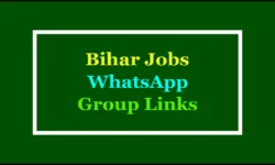 Active Bihar Job WhatsApp Group Links 2025