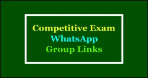 competitive exam whatsapp groups