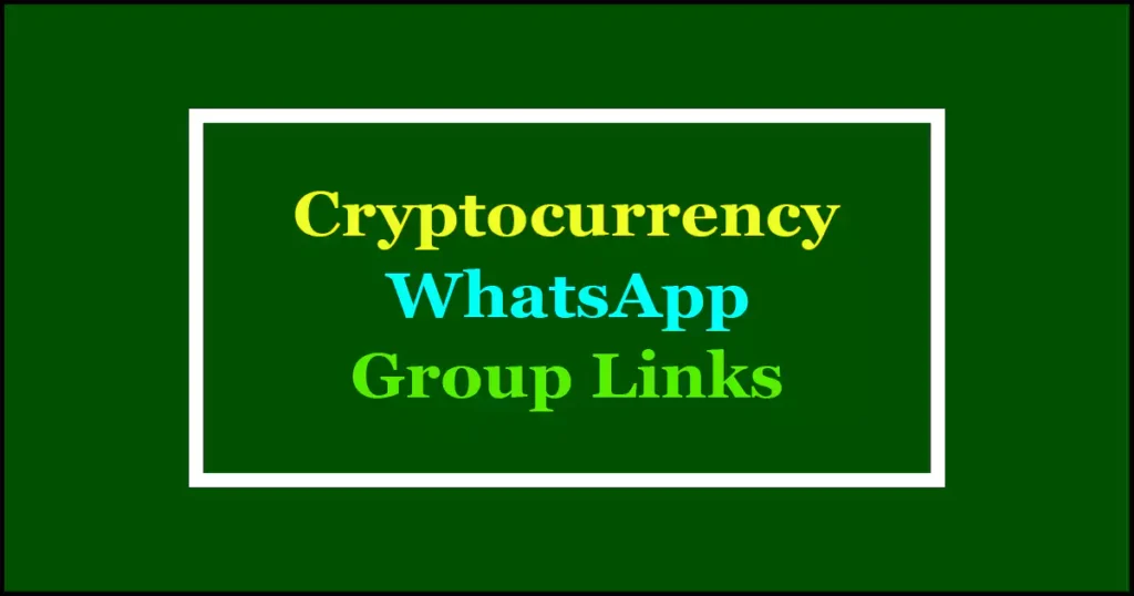 cryptocurrency whatsapp group link