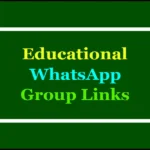 Educational WhatsApp Group Links