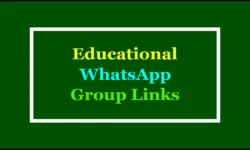 Active Educational WhatsApp Group Links 2025