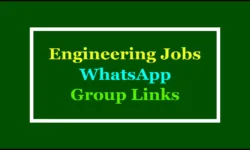 Active Engineering Jobs WhatsApp Group Links 2025