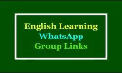 Active English Learning WhatsApp Group Links 2025