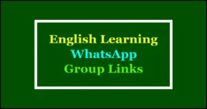 english learning whatsapp groups