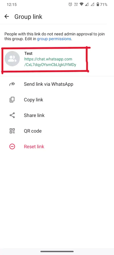 generate link