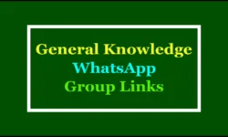 Active GK WhatsApp Group Links 2025