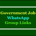 government job whatsapp groups