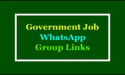 Active Government Job WhatsApp Group Links 2025