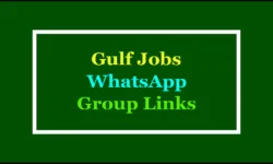 Active Gulf Job WhatsApp Group Links 2025