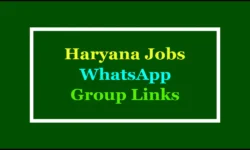 Active Haryana Jobs WhatsApp Group Links 2025