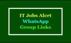 Active IT Jobs WhatsApp Group Links 2025