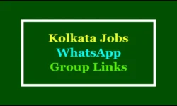 Active Kolkata Job WhatsApp Group Links 2025