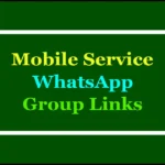 mobile service whatsapp groups