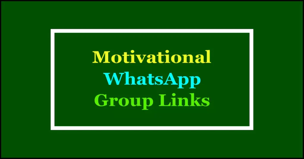 motivational whatsapp groups