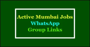 mumbai job whatsapp group