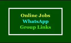 Active Online Jobs WhatsApp Group Links 2025