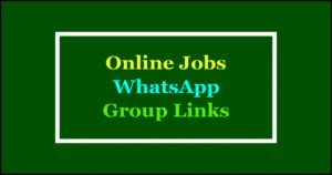 online jobs whatsapp groups