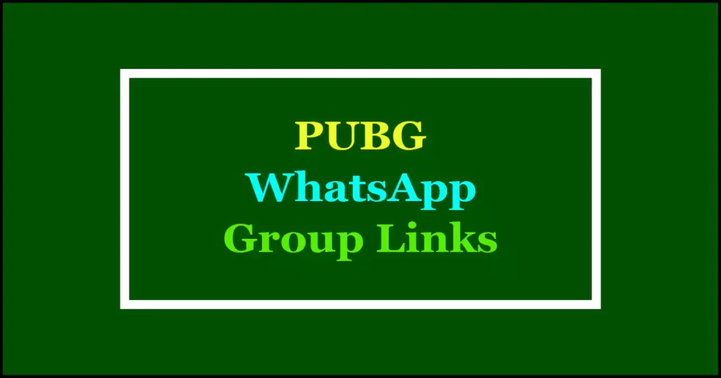 pubg whatsapp groups