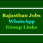 rajasthan jobs whatsapp group