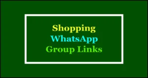 shopping whatsapp groups