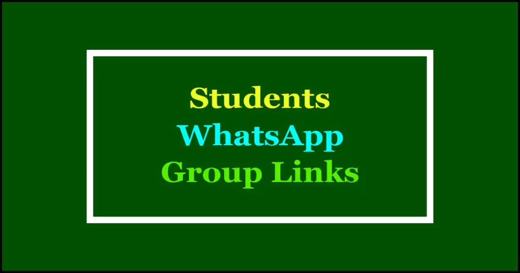 students whatsapp groups