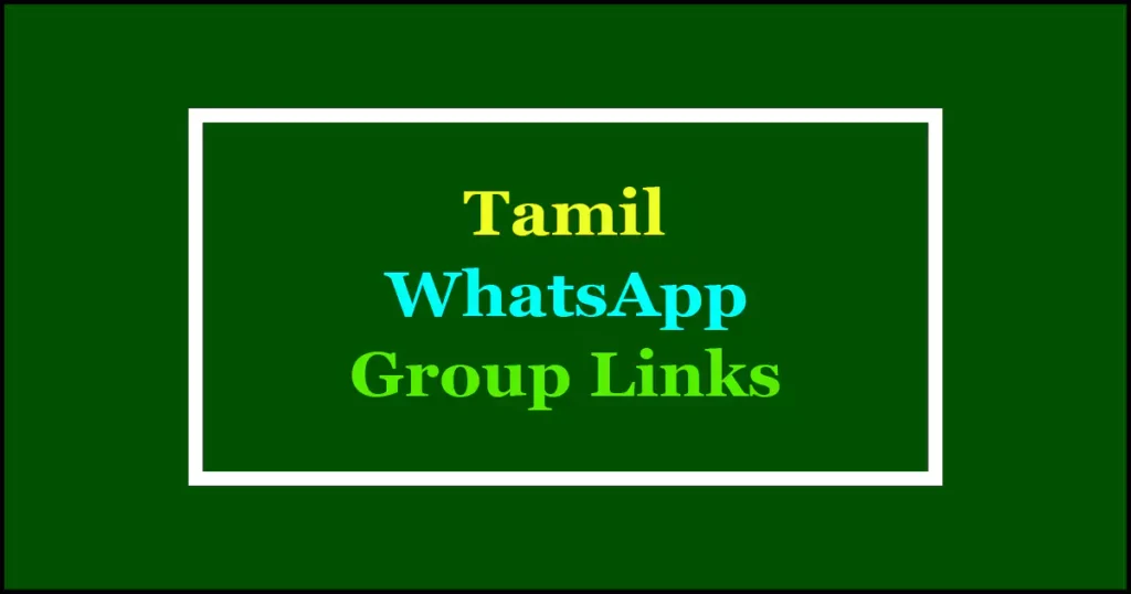 tamil whatsapp groups