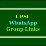 UPSC WhatsApp Group Links