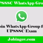 UPSSSC WhatsApp Group Links